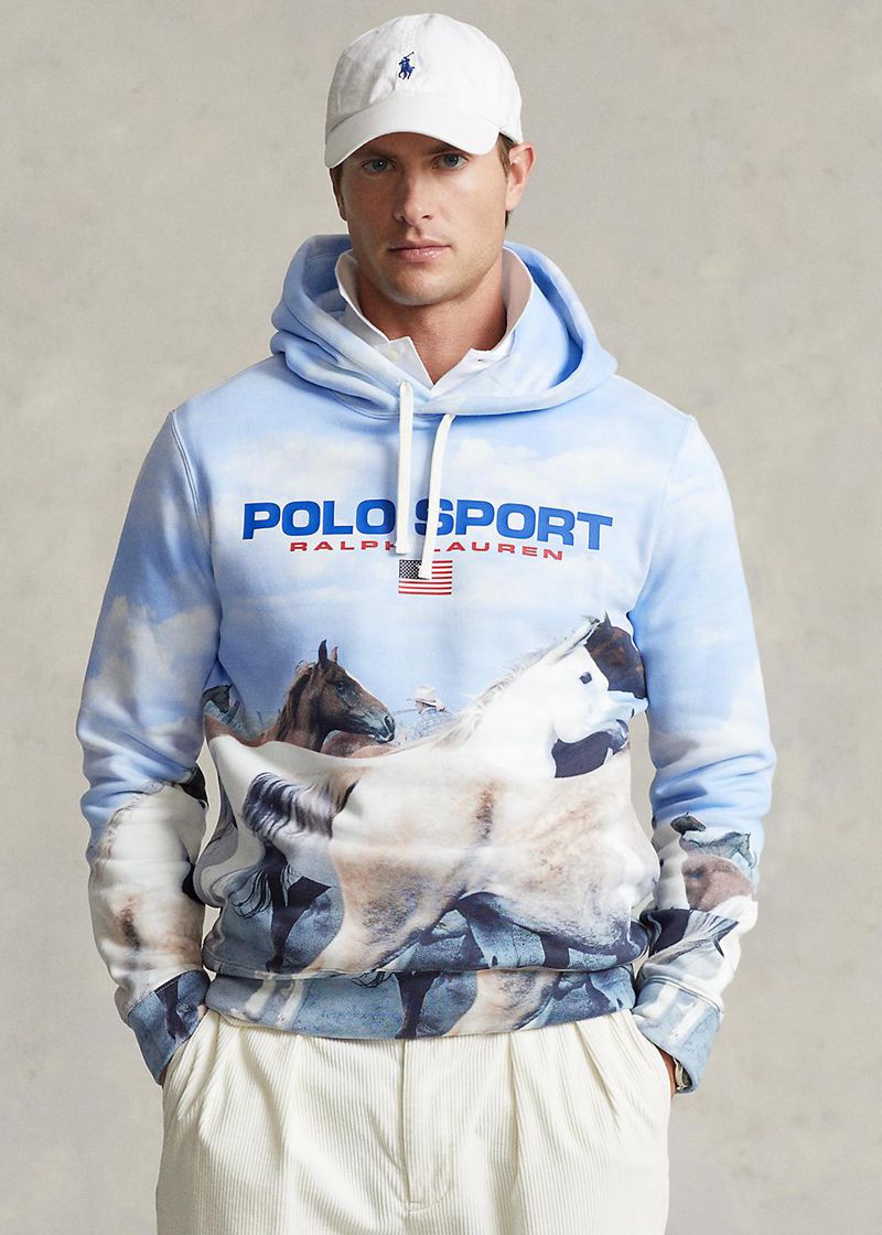 Sudadera Con Capucha Polo Ralph Lauren Hombre Polo Sport "Wild Horses" Chile Multicolor UKTYS-3096